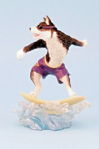WASHINGTON HUSKIES UW NCAA Mascot Figurine SPRING BREAK SURFER SURF GREAT GIFT Cover