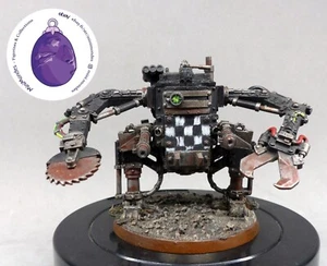 Warhammer 40k, Ork, Metal, Deff Dread, Dreadnought, Mort, Saw, Scie, Painted Oop - Foto 1 di 6