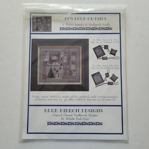 It's Cold Outside Winter Sampler & Needlework Smalls Blue Ribbon Designs BRD-78 - Picture 1 of 2