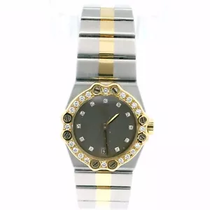 Chopard St. Moritz Ref. 8024 Lady Uhr 24mm Diamantkranz Stahl/Gold - Bild 1 von 4