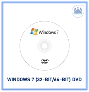 Windows 7 DVD (x86 / x64 Disc) - [For: Installation, Recovery, Repair, etc.) - Picture 1 of 1