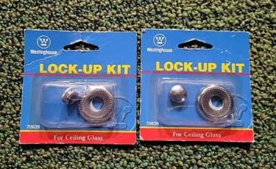 Westinghouse 70639, Kit de Bloqueo para Vidrio de Techo, Acabado Níquel, Lote de 2, FS Foto 1 de 2