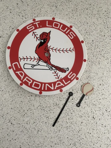 vtg replacement mlb st louis cardinals clock face hands Cover