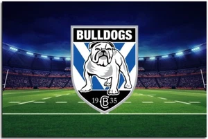 NRL New Canterbury Bulldogs Rugby League Flag Pole Shaft Style - Picture 1 of 3