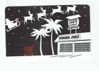 Trader Joe's Gift Card - Christmas - Santa & Sleigh - Palm Trees - No Value