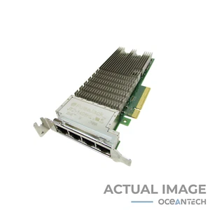Dell PulseJack X710-T4 10GbE Ethernet Converged Network Adapter 008XJ7 - Afbeelding 1 van 5