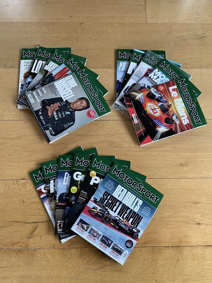 Motor Sport Magazine - 16 ISSUES - Sept 22/Dec23 FREE U.K SHIPPING - Image 1 of 1