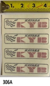 4! KYB Clear Vintage sticker decal Autocross JDM Supra drag race suspension OG - Bild 1 von 4