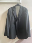 Remus Uomo Mens Black Wool Blend Suit Jacket Size 42" Chest Regular