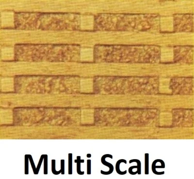 Multi Escala, Pared de Cuna de Madera, 3-1/2" X 14-1/4" Pelar y Pegar CCH-8502 Foto 1 de 4