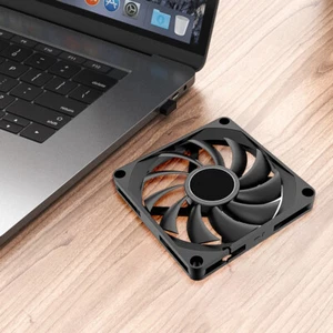 8CM Water Cooling Radiator Fan 800-2700RPM Ultra-thin Chassis Case Fan 11 Blades - Afbeelding 1 van 11