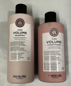 Maria Nila Pure Volume Shampoo 11.8 oz & Conditioner 10.1 oz 100% Vegan - Picture 1 of 2