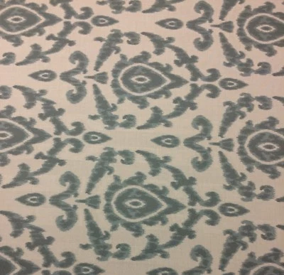 BALLARD DESIGNS AMAL SPA AZUL PARASOL IKAT MUEBLES DE EXTERIOR TELA POR 54"W Foto 1 de 4