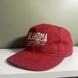 Vintage Oklahoma Sooners TOW Script SnapBack Hat Top Of The World - Picture 1 of 9