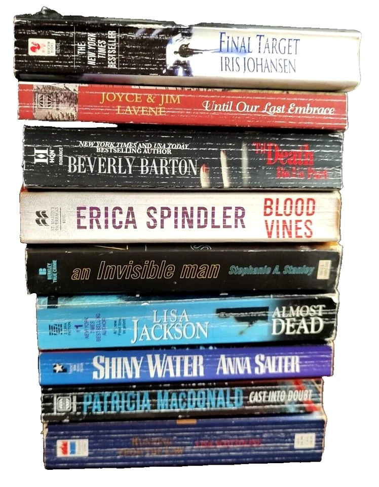 Mystery Thriller Johansen Lavene Barton Spindler Jackson Stanley Salter Lot 9x Foto 1 de 4