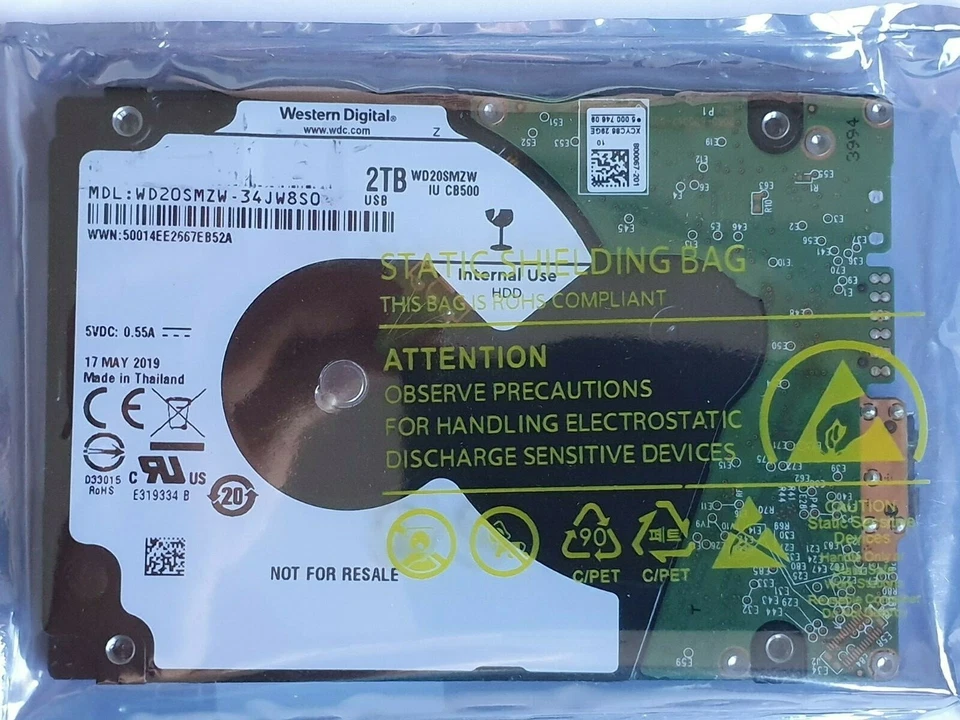 WD20SMZW-34JW8S0 parts for data recovery, ersatzteile datenrettung DCM DATE - Bild 1 von 1