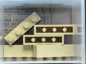 LEGO Parts - Tan Brick 1 x 4 - No 3010 - QTY 5 - Picture 1 of 1