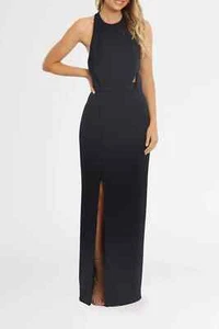 NICHOLAS Bandage Insert Gown Navy Dress Formal Size 10 AU RRP 700 WITH DEFECTS - Picture 1 of 6