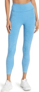 Sweaty Betty BLUE Legging Size Medium Motion Jacquard Pants Workout Yoga New - Picture 1 of 5