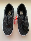 Size 2Y- Vans Old Skool Black/Gray Checkerboard Shoes-New