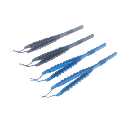 Microinstrumentos oftálmicos incisión titanio pinzas capsulorhexis 1,8 mm Foto 1 de 4