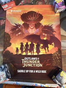 Magic Outlaws of THUNDER JUNCTION Poster 18" x 26" Wizards of the Coast New - Picture 1 of 2