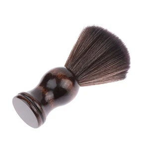 Shaving Brush Wooden Handle Facial Beard Cleaning Appliance Safety Razor - Picture 1 of 10