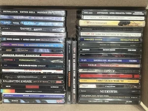 38 Rock Metal Black CDs  Wholesale Lot Reseller $700 Value RARE OOP Collection - Imagen 1 de 13
