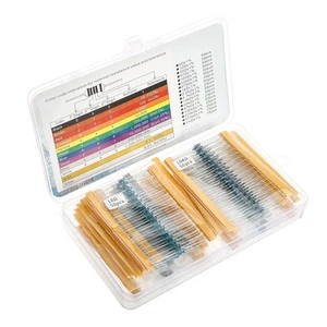 0 Ω to 1 Mega Ohm Resistors Assortment Kit of 1 Percent Tolerance| Metal... - Picture 1 of 5