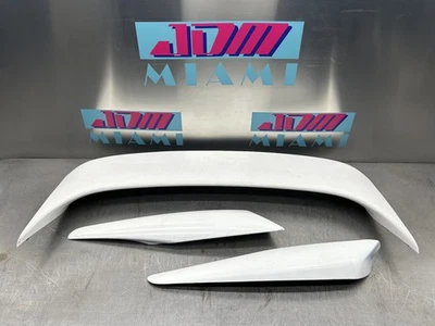 Alerón trasero de fibra de vidrio blanco SW20 TOYOTA MR2 SW20 1991-95 3 piezas Foto 1 de 4