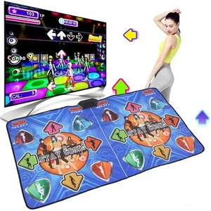 High Definition Dance Mat Pad Double Players Television Interface Compu OB - Picture 1 of 12