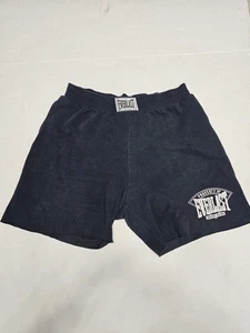 Vintage Everlast USA Herren Sweat Shorts schwarz Fitness Boxen Large Made in USA - Bild 1 von 12