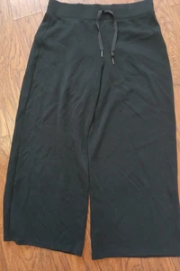 Spanx AirEssentials pantaloni a gamba larga neri taglia 1X Petite - Foto 1 di 4