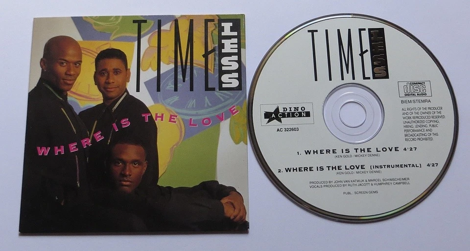 TIMELESS - Where is the love  AC 322603  2 Track Single CD im Papersleeve - Bild 1 von 1