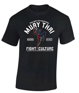 Camiseta para hombre Muay Thai Gimnasio Regalo MMA Boxeo Artes Marciales Karate Judo Entrenamiento - Imagen 1 de 3