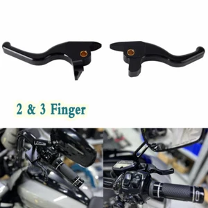 2 & 3 Finger Hand Brake Clutch Levers Kit For Harley '17-20 Touring '19-20 Trike - Picture 1 of 9