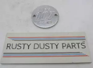 Harley Davidson 107 Cubic Inch Aluminum 2 Hole Timing Points Cover - Foto 1 di 4
