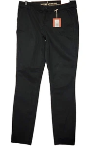 MOSSIMO SUPPLY CO Size 12 Womens Black Mid Rise Skinny Pants NWT - Picture 1 of 11