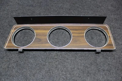 1970 1971 1972 Olds Oldsmobile Cutlass 442 painel moldura medidor de grão de madeira GM - Imagem 1 de 4