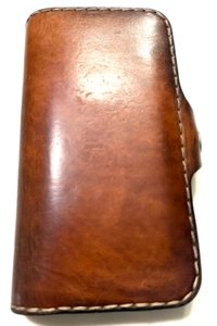 Used iPhone 14 Pro Max Leather Case by Odorizzi – Genuine Italian Leather - Zdjęcie 1 z 8
