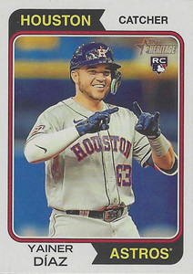 2023 Topps Heritage - #262 - Yainer Díaz - Houston Astros - NM/M