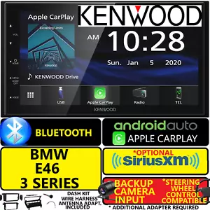 BMW E46 NAVIGATION BLUETOOTH CARPLAY ANDROID AUTO USB SD CAR RADIO STEREO OPT XM - Picture 1 of 11