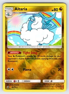 Altaria 40/70 2017 S&M Dragon Majesty Pokemon Card Reverse Holo Rare - Nm/Vlp - Picture 1 of 2