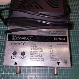 Schwaiger BK und Nachverstärker BN 2843, CATV und Back up amplifier. - Bild 1 von 5