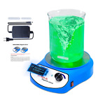5000Ml LED Digital Magnetic Stirrer, Stainless Steel Magnetic Mixer with Stir Ba