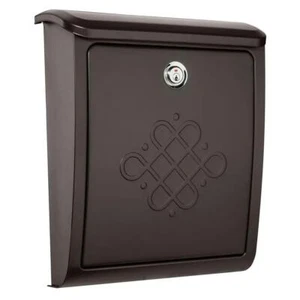 Bordeaux Locking Rubbed Bronze Wall Mount Mailbox - Picture 1 of 12