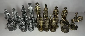 Chess Men Pieces 23 Pieces / Replacement / Napoleon / Vintage - Picture 1 of 9