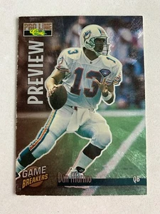 NFL DAN MARINO 1995 Classic Pro Line Game Breakers Insert TRADING CARD #GP1 - Picture 1 of 3