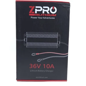 ZPRO 36v 10a Lithium Battery Charger Waterproof ZPRO03610CS - Picture 1 of 5