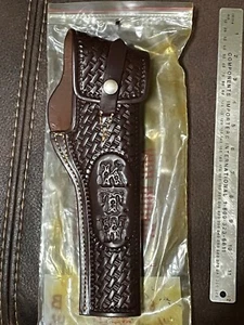 The George Lawrence Co. Holster 100B 657 Customized  Brown Leather - Picture 1 of 6
